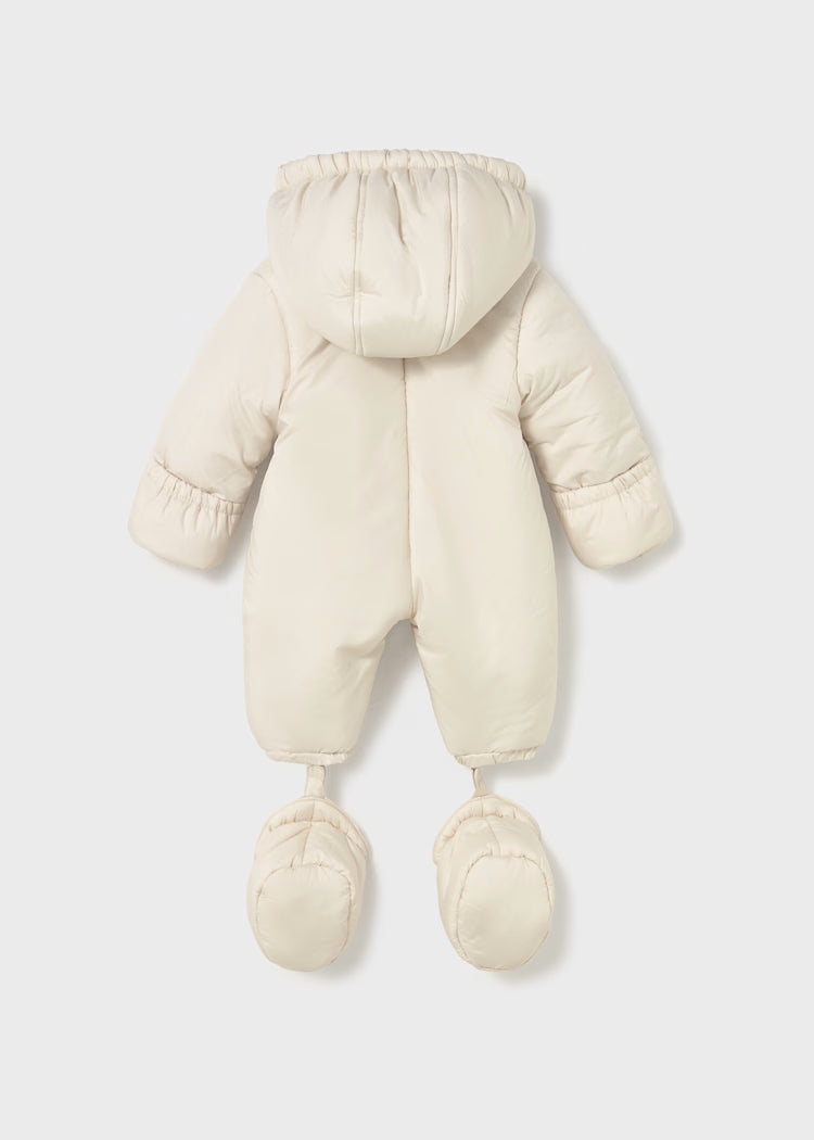 Mayoral unisex baby light beige snowsuit 2603