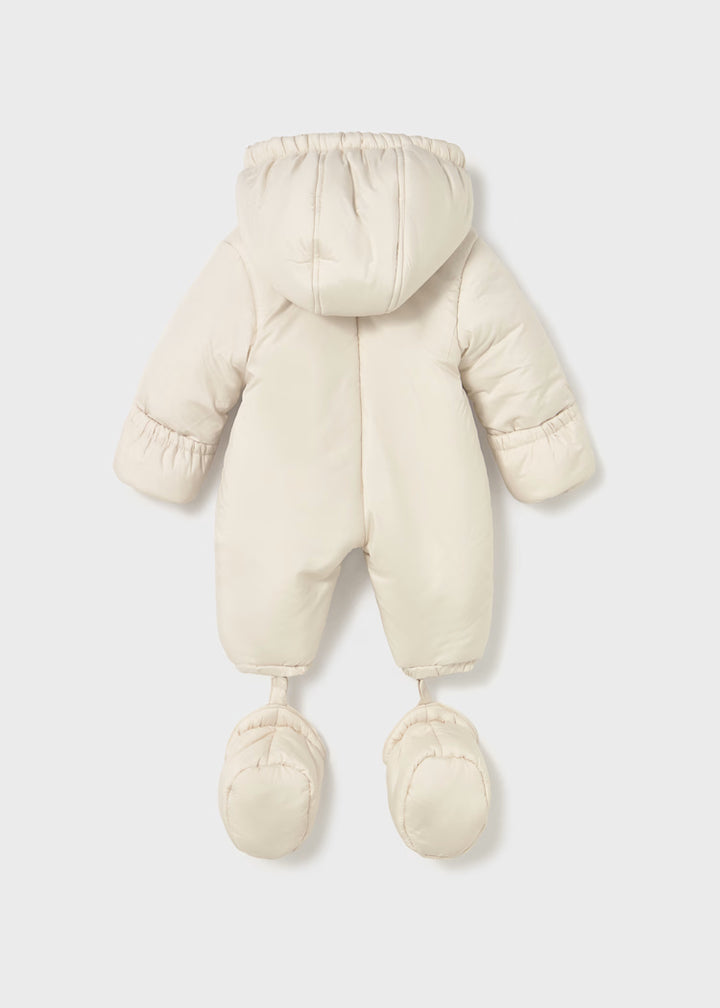 Mayoral unisex baby light beige snowsuit 2603